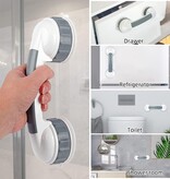 Merkloos Handgreep met Zuignap – Douche Handgreep met Zuignappen – Wandbeugel Badkamer – 30 cm – Groen