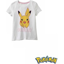 Pokémon - T-shirt Pokémon Pikachu - meisjes - maat 134/140