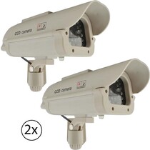 Dummy camera - nep bewakingscamera Set van 2