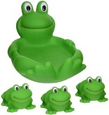 Tom & Zoé Tom & Zoe Bad Kikker set 4 stuks drijvend bad speelgoed