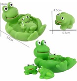 Tom & Zoé Tom & Zoe Bad Kikker set 4 stuks drijvend bad speelgoed