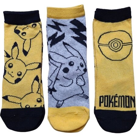 Pokémon Pokémon sokken - 3 paar - jongens - maat 23/26