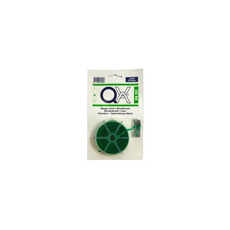 QX Qx magic bloemdraad+mes groen- 30mx0.4mm