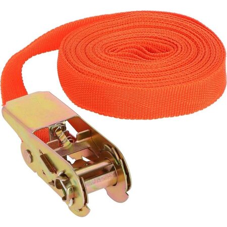 Benson Benson Spanband met Ratel - 7.5 meter - Rood - 350 kilo Capaciteit