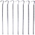 Benson Benson Grondpen / tentharing - 7x - zilver - metaal - 22 cm - Rotspen - Spijkerharing