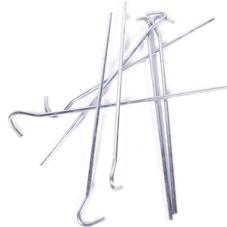 Benson Benson Grondpen / tentharing - 7x - zilver - metaal - 22 cm - Rotspen - Spijkerharing