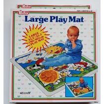 Grote speelmat voor baby's - 90x90 cm - pvc - spelen met baby en peuter