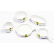 Tapas servies - 8 cm - set 5 stuks