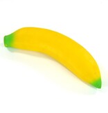 Merkloos Squeez Banaan -  Knijpbal Stressbal Fidget - Anti-Stress Speelgoed -  Fruit Banaan