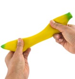 Merkloos Squeez Banaan -  Knijpbal Stressbal Fidget - Anti-Stress Speelgoed -  Fruit Banaan