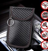 Merkloos RFID Sleutel signaal block set van 2- Autosleutel RFID anti-diefstal beschermhoes - Keyless entry go sleutel blocker - Autosleutel anti diefstal - Autosleutel etui