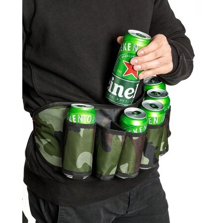 Gadget Master Bier Riem - Militair - Camouflage - Gadget - Bar