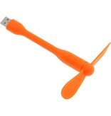 Merkloos Laptop Ventilator - Oranje - USB Ventilator Flexibel - USB Fan - Computer Ventilator - USB Ventilator Auto - USB Ventilator voor Laptop