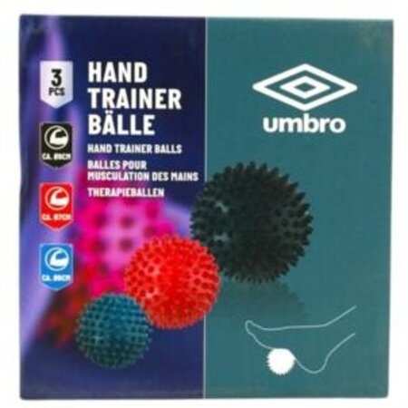 umbro Umbro Massagebal Handtrainers – Professionele Triggerpoint Lacrosse bal set van 3