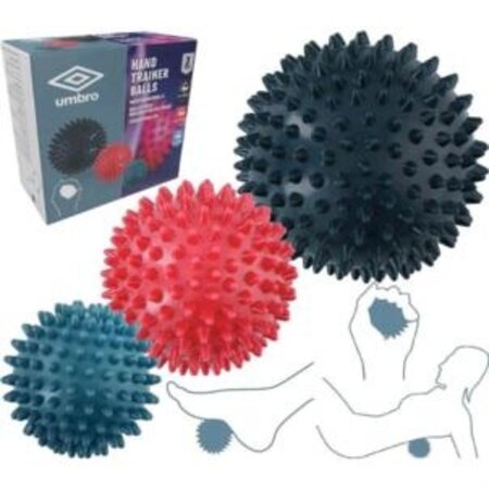 umbro Umbro Massagebal Handtrainers – Professionele Triggerpoint Lacrosse bal set van 3