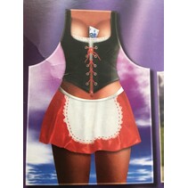 Sexy Apron Schort voor Vrouwen Vrouw in sexy Jurk – 100x57x1cm | Kookschort voor Koken en Barbequeën | Grappige Keuken accessoires