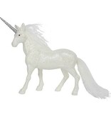 Werner VOß Glitter Eenhoorn Beeldje - Unicorn - Paard - Fantasy - 19 cm - Wit