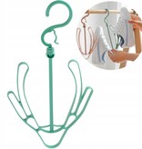 Merkloos 2 STUKS Huishoudelijke Plastic Schoenen Droogrek - Hanger Haak - Plank Organizer - Opbergrek