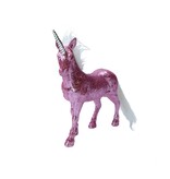Werner VOß Glitter Eenhoorn Beeldje - Unicorn - Paard - Fantasy - 19 cm - Roze