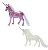 Werner VOß Glitter Eenhoorn Beeldje - Unicorn - Paard - Fantasy - 19 cm - Roze