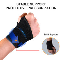 Wrist wrap - Polsbandage Fitness - Compressie - Steunt spieren en gewrichten - One size - Zwart