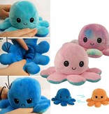 Merkloos 2 stuks -Octopus Mood knuffel - Blij/Boos knuffel - Omkeerbaar - Emotie knuffel - Kleur Assorti