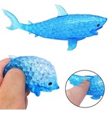 Banzaa Haai stressbal voor de hand - Met waterballetjes - Knijpbal voor de hand - Fidget 2023 - 20 cm lang