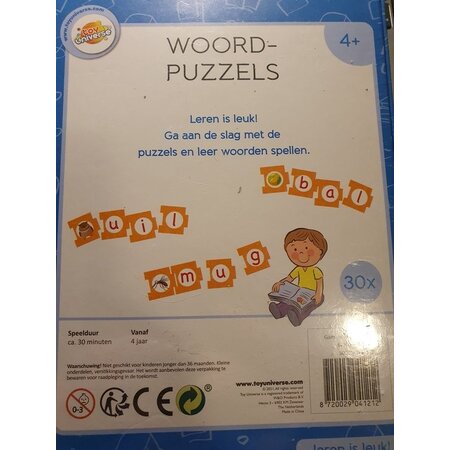 Toy Universe Woordpuzzels 4+