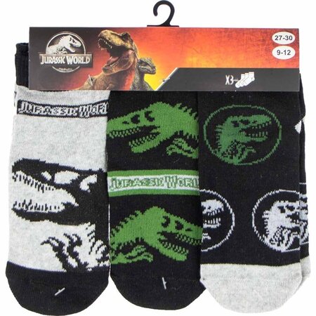 Jurassic World Jurassic World - 3 paar - sokken - maat 27-30