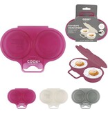 Cook consept Magnetron eierkoker 2 stuks - voor 4 eieren