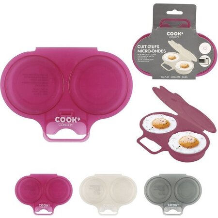 Cook consept Magnetron eierkoker 2 stuks - voor 4 eieren