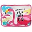 Zaska! Zaska! - Laptophoes - Laptoptas - Laptop Sleeve - Flamingo - Roze - 16 inch