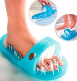 Easyfeet Voetmassage Slippers - Easy Feet Bad Slippers Met Eelt Scrub Puimsteen - Eeltverwijderaar Massage - Voetmassageapparaat