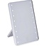 Berilo Vergrotende Spiegel met Led Wit (4,8 x 21,8 x 16,8 cm)