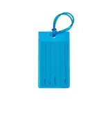 Merkloos Kofferlabels – 4 Stuks - Flexibele Siliconen BagageLabels - Adreslabel voor Koffers, Tassen, Rugzakken - Blauw