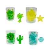 Merkloos Groene herbruikbare Ijsblokjes - Cactussen - 10 stuks