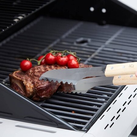 Merkloos RVS BBQ tang - Serveertang - Keukentang - Salade tang – Barbecue tang - Vleestang -  40 cm