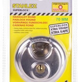 Stahlex Stahlex Discus Slot - RVS - Ø 70 mm - 2 Sleutels