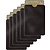 Merkloos 6x RFID bankpas beschermer - Kaarthouder Soft - Anti-Skimming - Zwart