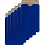 Merkloos 6x RFID bankpas beschermer - Kaarthouder Soft - Anti-Skimming - Blauw