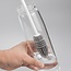 Merkloos Siliconen afwasborstel - Duurzame borstel voor lange glazen en flessen - Wit