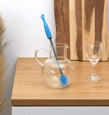 Merkloos Fles afwasborstel - 30 x 3.5 cm- Flessenborstel - Babyfles afwasborstel - Drinkflesborstel - Glazenborstel