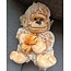 Paws Gorilla knuffel - met baby Gorilla - Aap - 30 cm - Lichtbruin