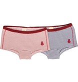 KUUK’n Nijntje meisjes ondergoed set (2-delig) – shortje – streep – roze- blauw- maat 98/104