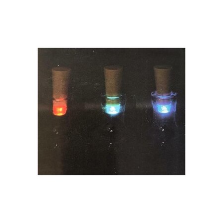 Stern Fabrik LED flessenkurk kleurverandering op batterij 7 cm