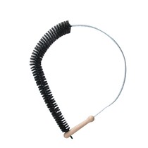 Lange flexibele radiatorborstel - Verwarming schrobborstel Geitenhaar - 115 cm