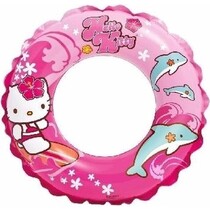 Opblaasbare zwemband Hello Kitty roze 51 cm zwemring