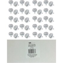 GS meubelvilt met spijker 48 stuks - Ø29 mm - Meubelviltjes - Wit & Grijs