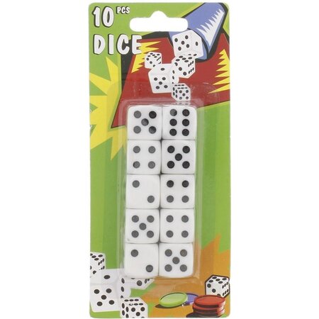 Merkloos Games Yahtzee Scoreblok met 10 Dobbelstenen  - Spellen - Dobbelen