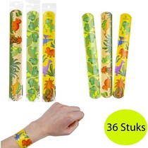 Klaparmband Dinosaurus 36 STUKS